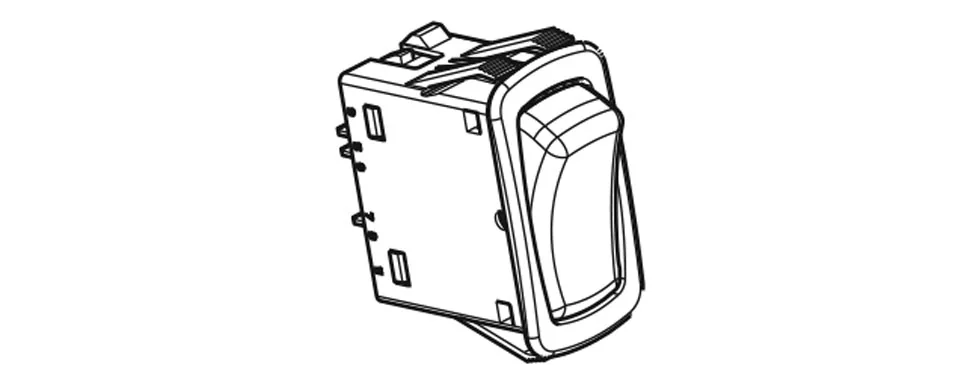 SWITCH, BLOWER, 12VDC