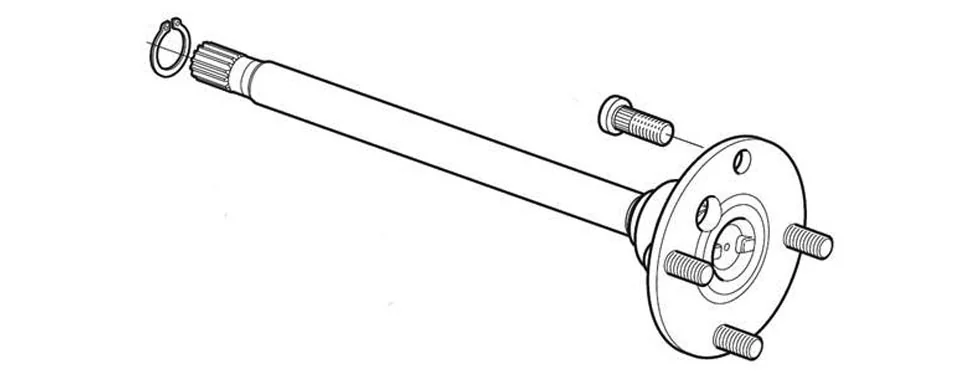 SHAFT, SHORT, COMPLETE