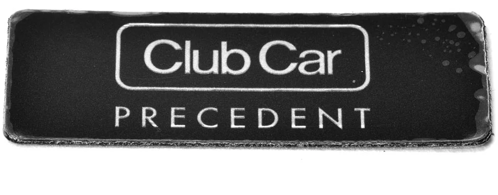 DECAL, CLUB CAR CLIP