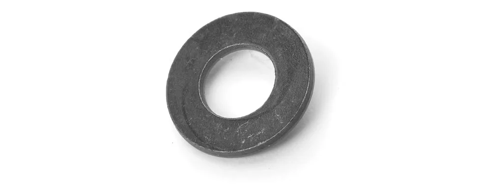 WASHER, FLAT, 3/8, BLK FIN