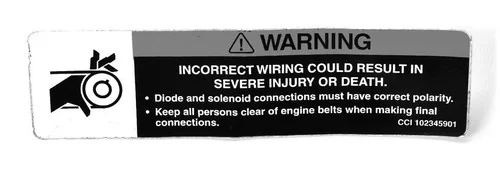 [102345901] DECAL, DIODE SAFETY