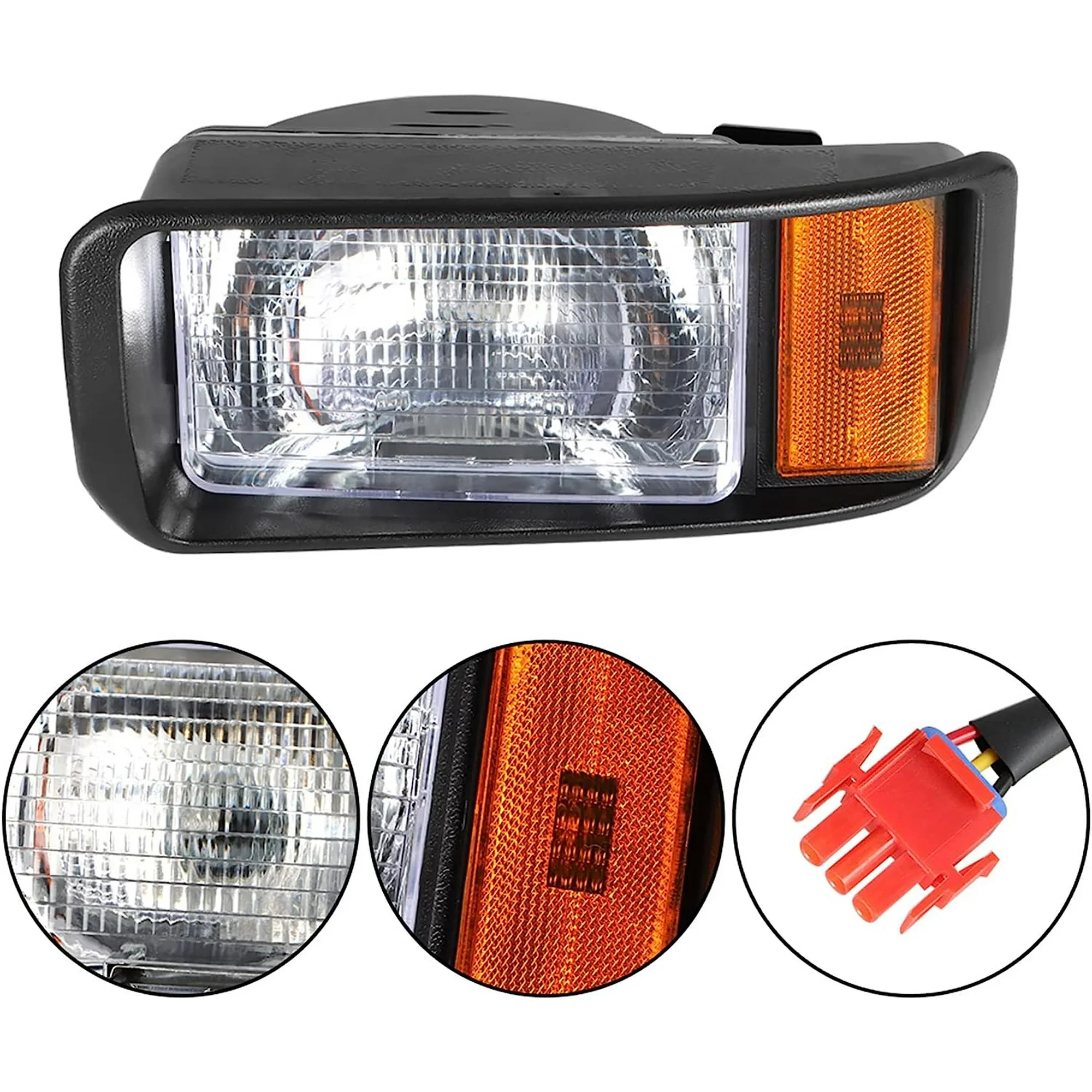 HEADLIGHT ASSY, RH SINGLE BEAM