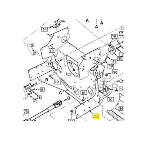 [102016801] SUSPENSION MTG PLATE