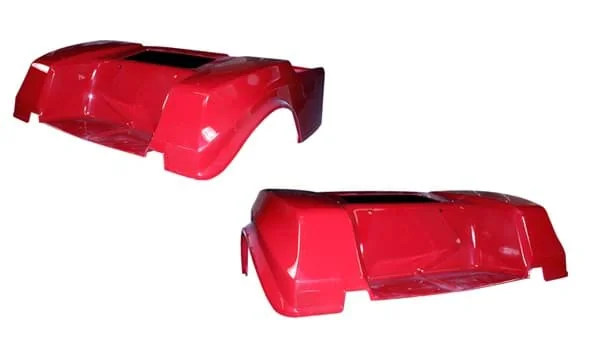 BODY, BURGUNDY TPO REAR