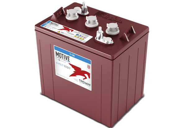 BATTERY,6V TROJAN T105, WET,SP