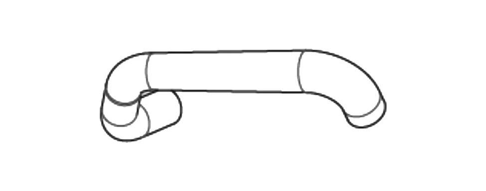 [105043001] HOSE, AIR INTAKE, UTILITY