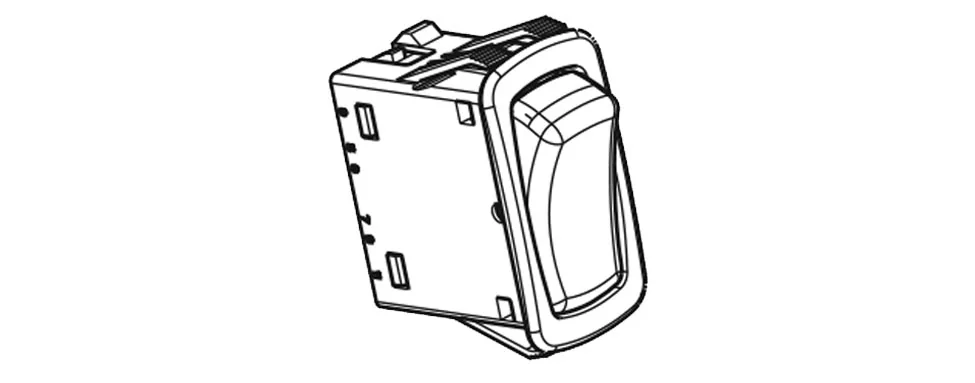 [105112501] SWITCH, HEATER, 12VDC
