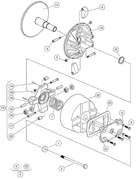 [103857901] CLUTCH KIT 4x4 (SERVICE)