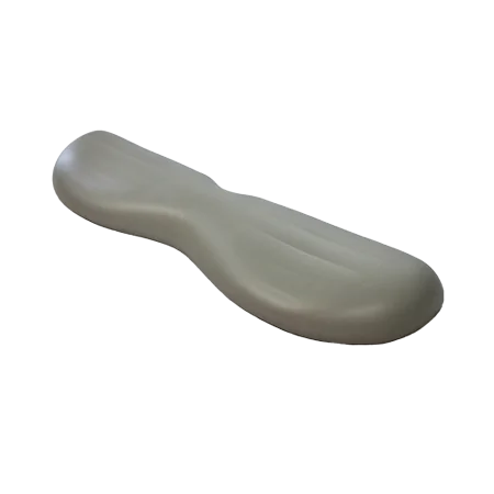 [103456001] SEAT BACK, BENCH, GRAY