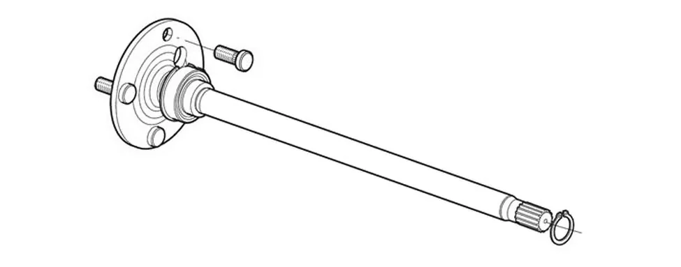 [102902201] SHAFT, LONG, COMPLETE