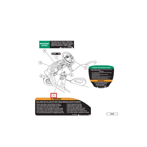 [102459001] DECAL, WARNING -HOT MANIFOLD