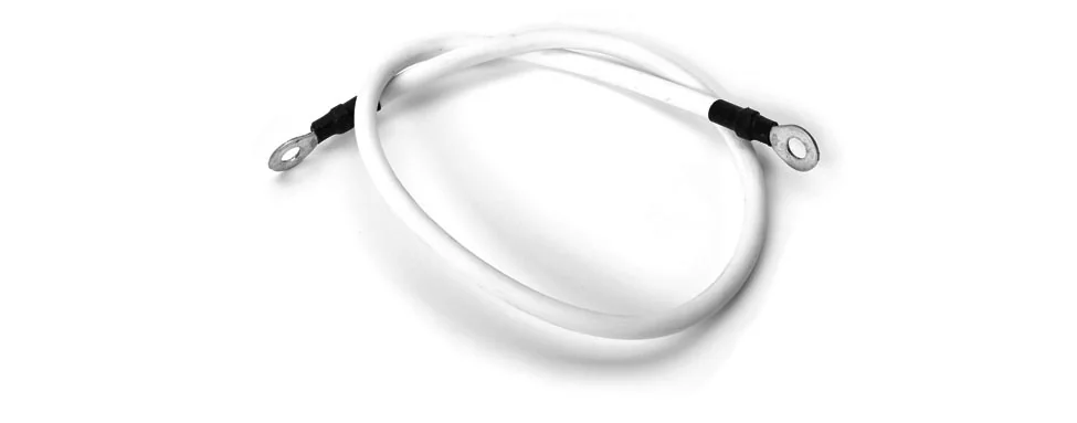 [101968701] WIRE ASSY, #6 WHITE