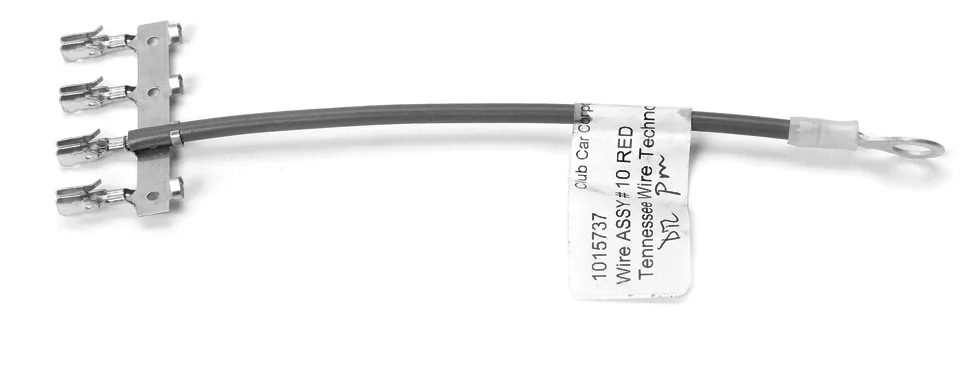 [1015737] WIRE ASSY, #10 RED