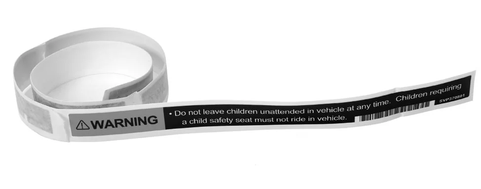 [SVP370901] ASM, DECAL, WARN 800 850 PREC