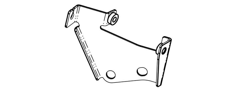 [105144401] WELDMENT, GOVERNOR BRACKET