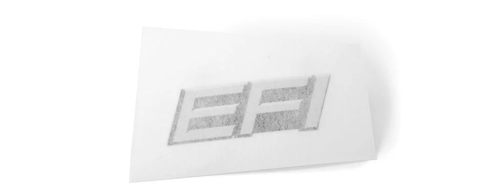 [105153301] DECAL, EFI, ITALLIC, LH