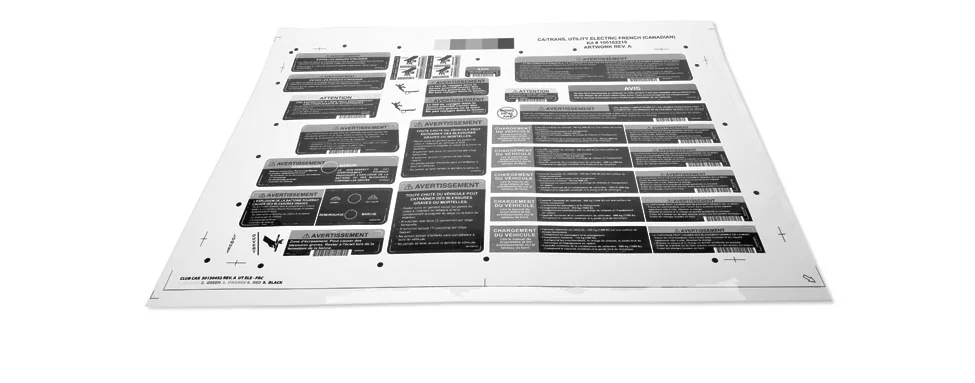 [105162219] KIT, DECAL, CA/TRANS, ELE -FC