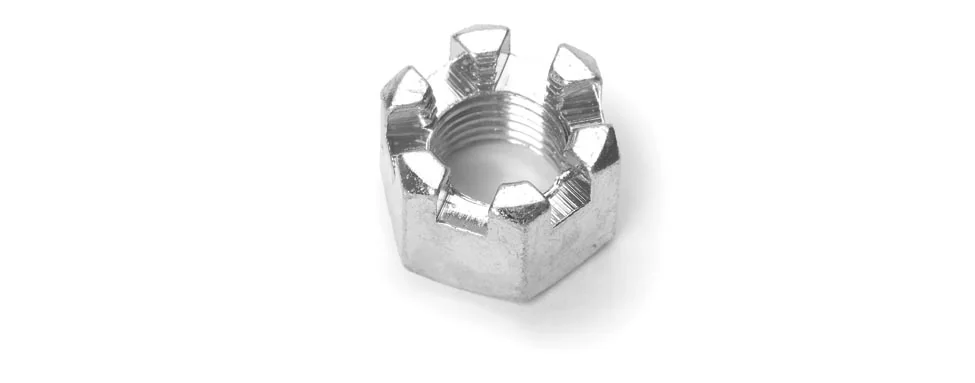 [7602] NUT, 3/8-24 -CASTLE